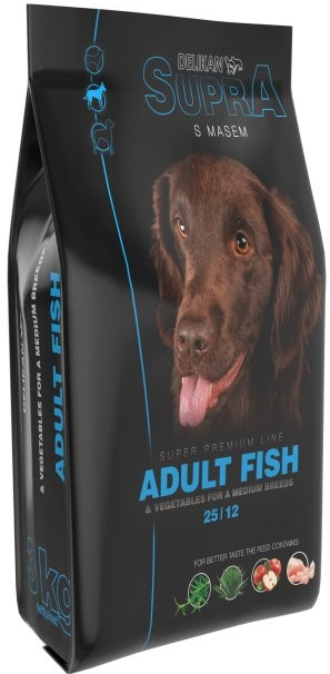 Delikan Supra Supra Dog Super Premium Adult Fish 3 kg