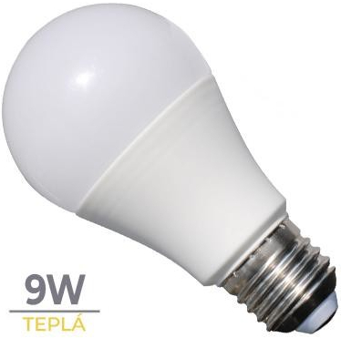 HEDA LED žárovka koule E27 9W 806lm Teplá bílá 3000K