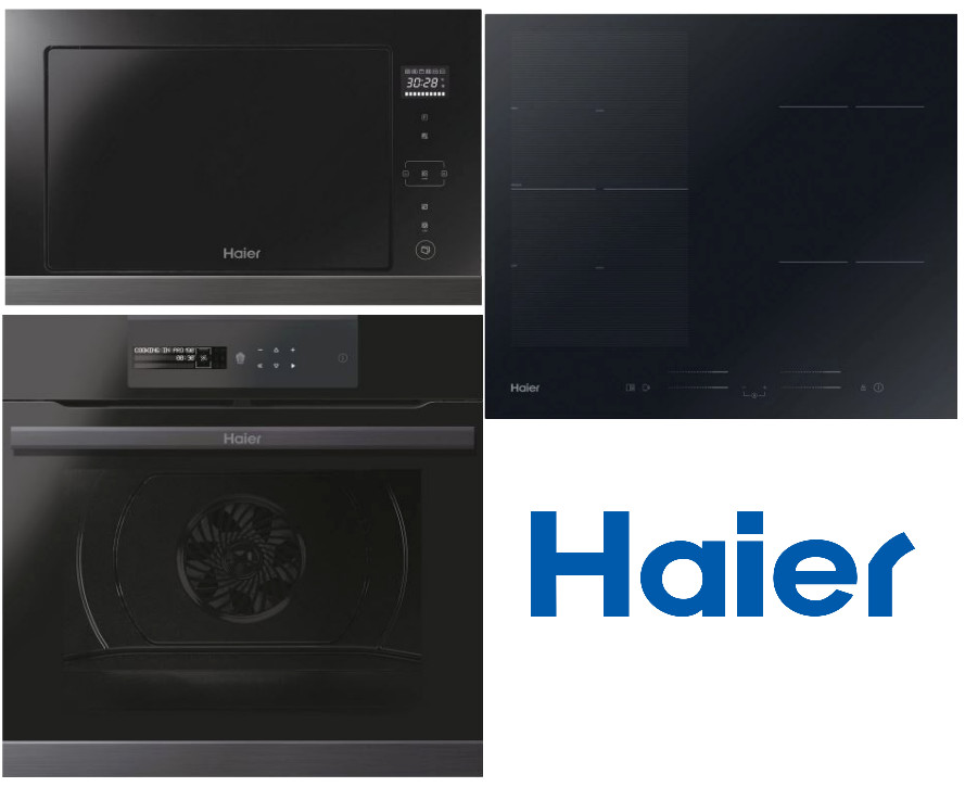 Set Haier HWO60SM5B5BH + HOR38G5FT + HAFRSJ64MC