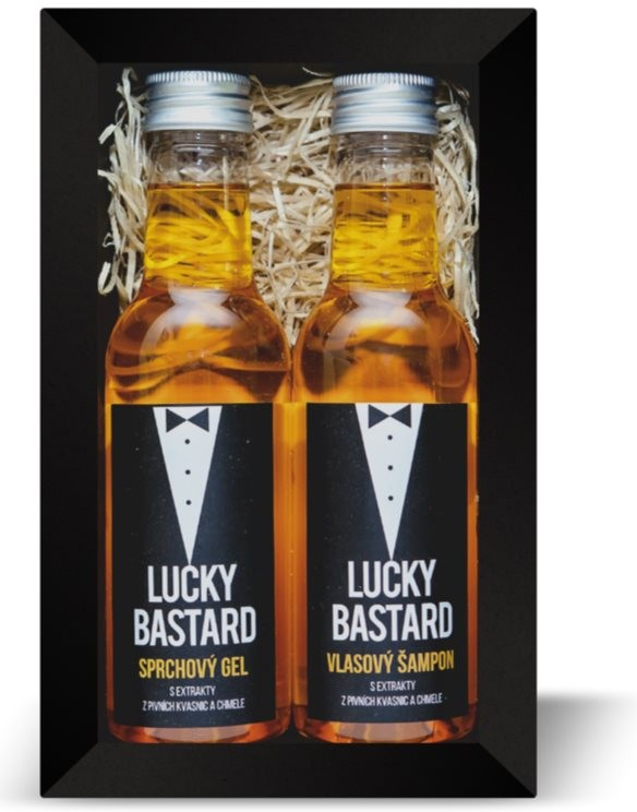 Lucky Bastard For Men sprchový gel 200 ml + šampon 200 ml dárková sada