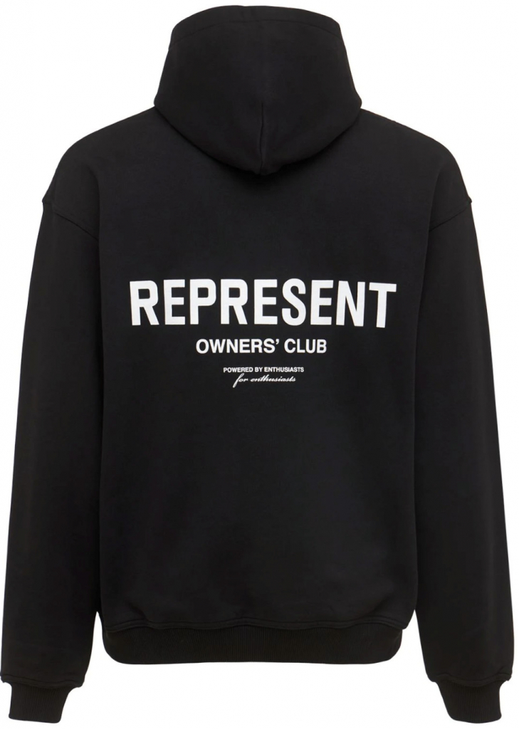 Represent Owners Club Logo Cotton Hoodie