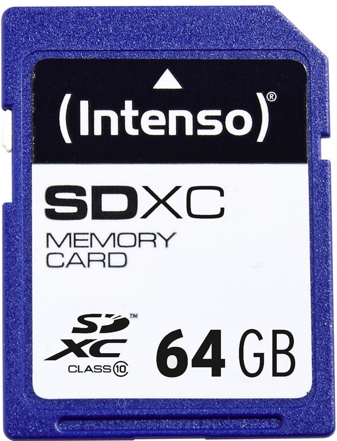 Intenso SDXC Class 10 64 GB 3411490