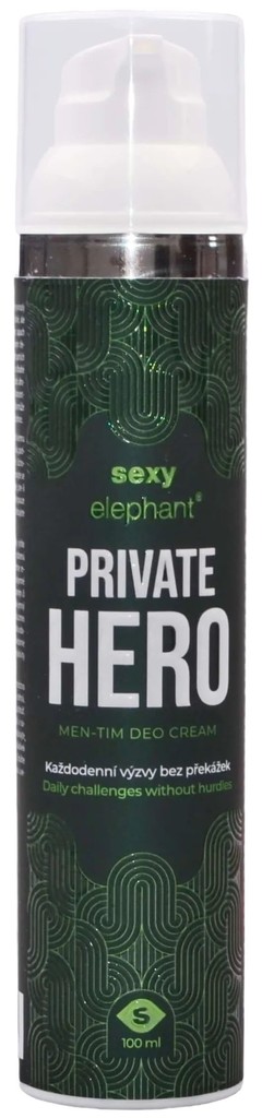 Sexy Elephant Private Hero krémový deodorant na intimní partie 100 ml