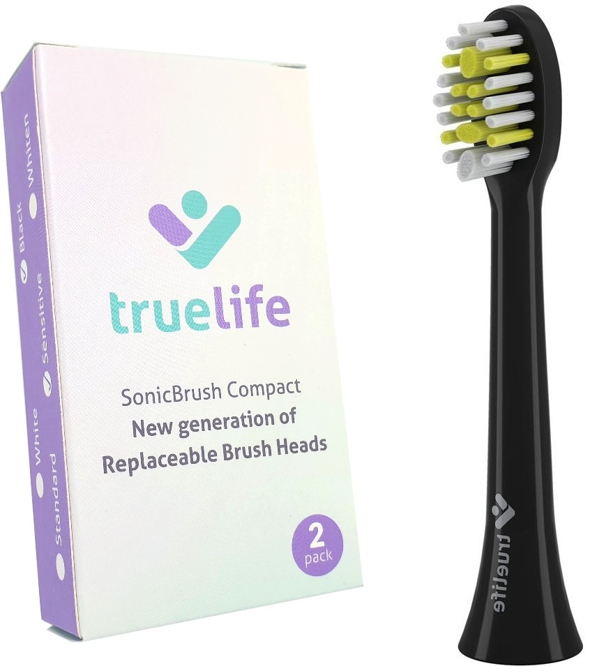 TrueLife SonicBrush Compact Sensitive Black 2 ks