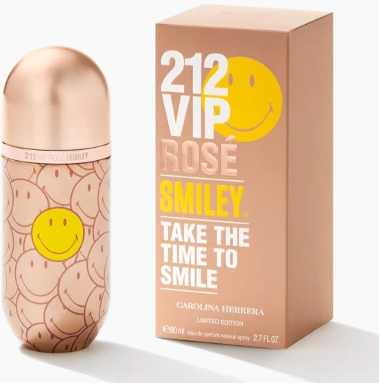 Carolina Herrera 212 VIP Rose Smiley parfémovaná voda dámská 80 ml tester