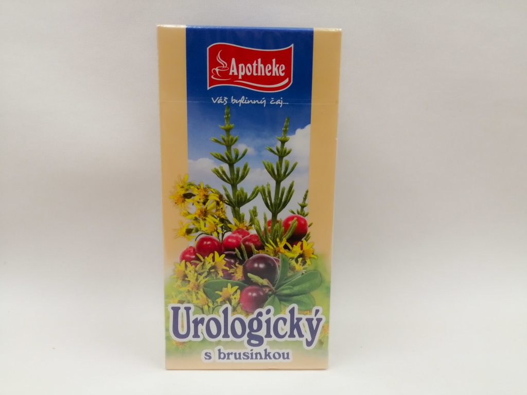 Apotheke Natur urologický s brusinkou čaj 20 x 1,5 g