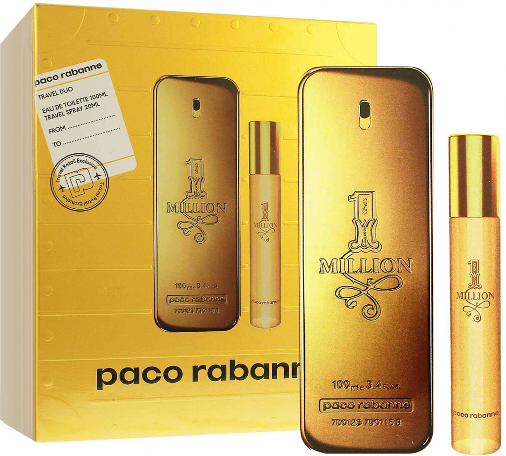 Paco Rabanne 1 Million pro muže EDT 100 ml + EDT 20 ml dárková sada