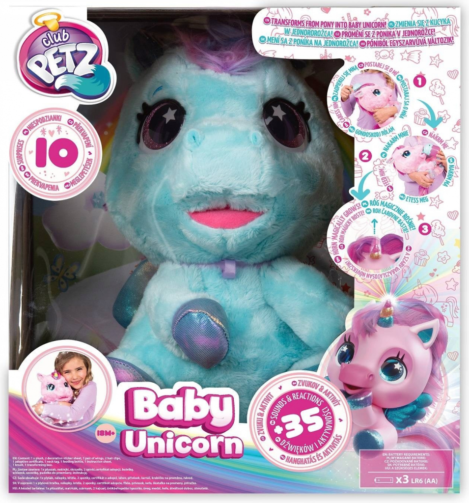 TM Toys My baby unicorn Můj jednorožec modrý