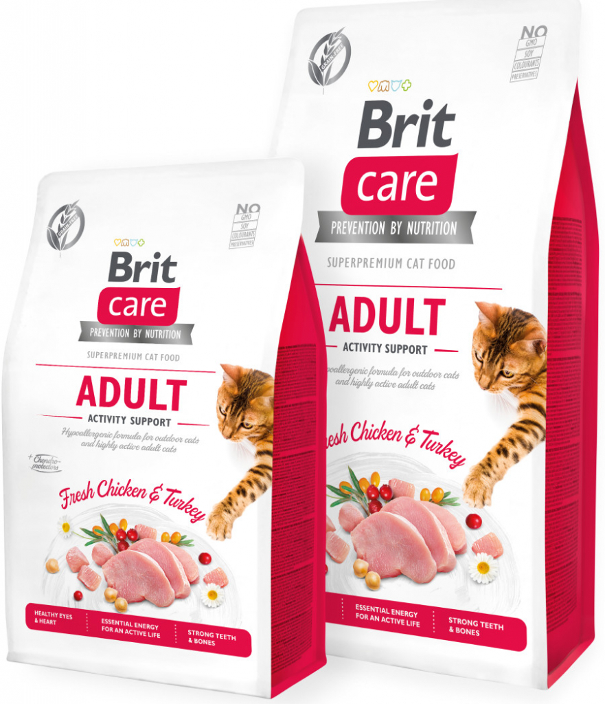 Brit Care Cat Grain-Free Adult Activity Support 2 x 7 kg