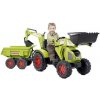 Traktor Claas Axos šlapací - s přední i zadní lžíc