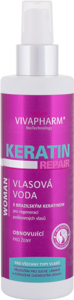 VivaPharm Keratinová vlasová voda 200 ml