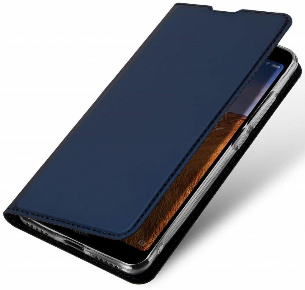 Pouzdro Dux Ducis Skin Xiaomi Redmi Note 9T / 9 Pro kožené modré