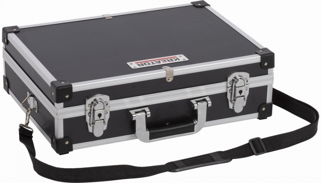 Kreator KRT640101B Hliníkový kufr 420x300x125mm černý