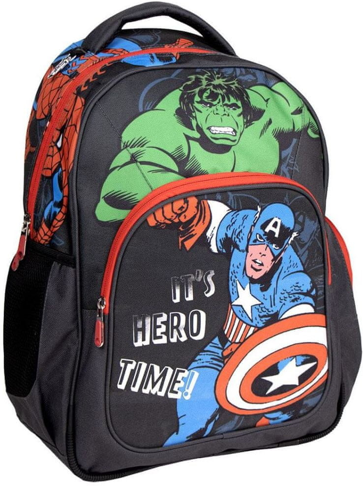 Curerůžová batoh Marvel Avengers Čas hrdinů!