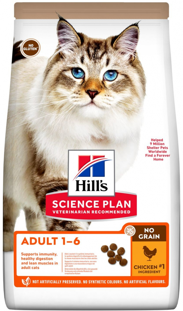 Hill\'s Science Plan Feline Adult No Grain Chicken 1,5 kg