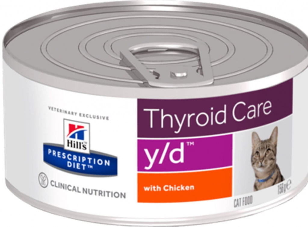 Hill\'s Prescription Diet y d Thyroid Care pro kočky 156 g