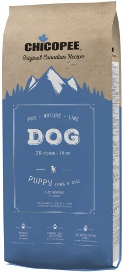 Chicopee Pro-Nature Line Puppy jehněčí s rýží 20 kg
