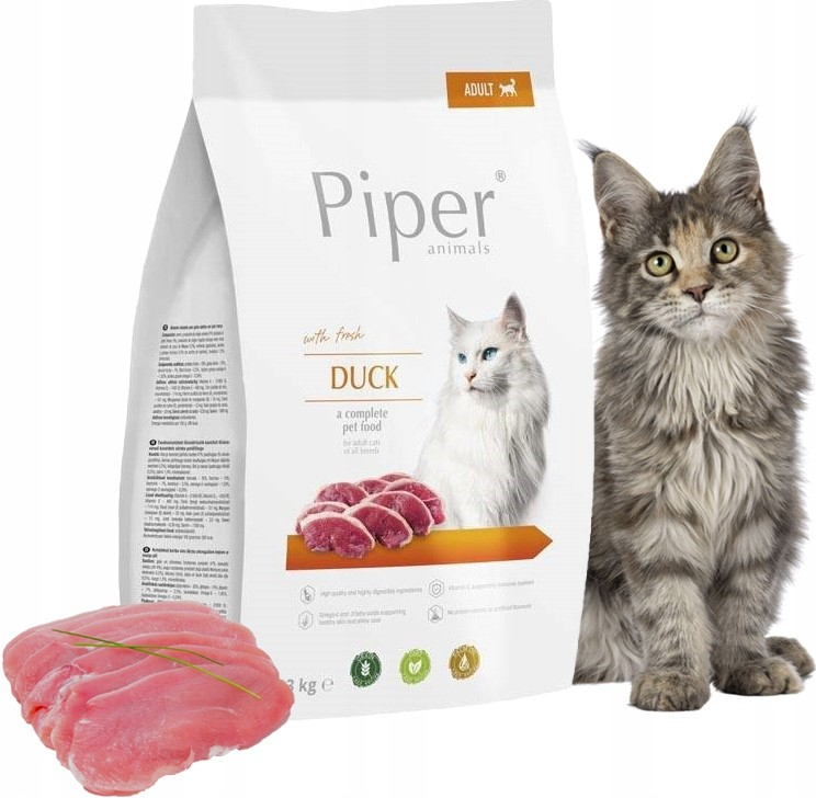 Dolina Noteci Piper Animals s kachnou pro kočky 3 kg