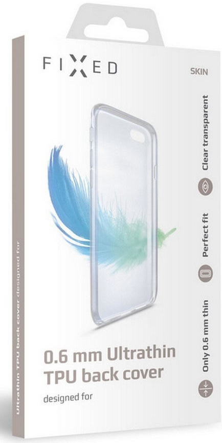 FIXED Skin ultratenký gelový kryt Apple iPhone SE 2022 / SE 2020 / 8 / 7 čirý FIXTCS-100