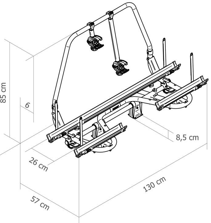 Thule® Thule Caravan Superb 57 cm