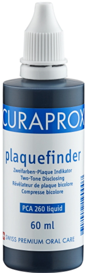 Curaprox PCA 260 roztok na identifikaci plaku, 60 ml