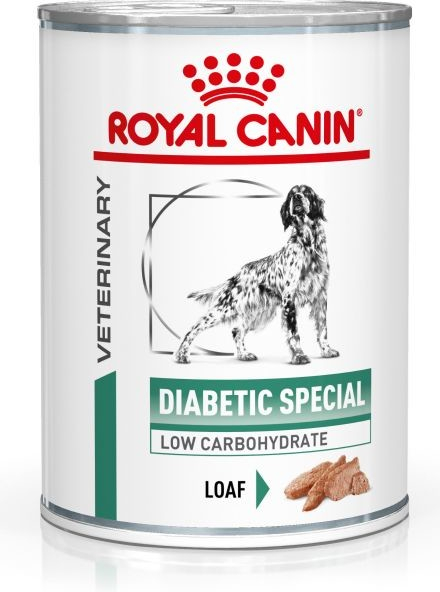 Royal Canin Veterinary Diet Dog Diabetic Special Low Carb Weight Management Mousse 410 g