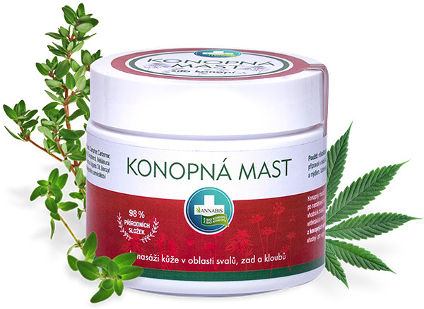 Annabis konopná mast na svaly šlachy klouby 330 ml