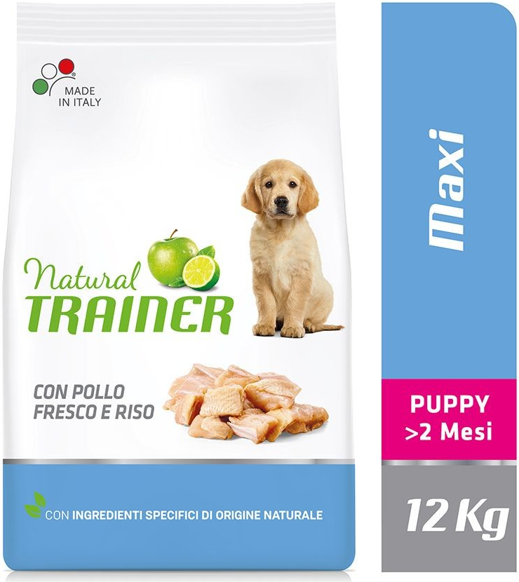 Natural Trainer Maxi Puppy kuřecí 12 kg