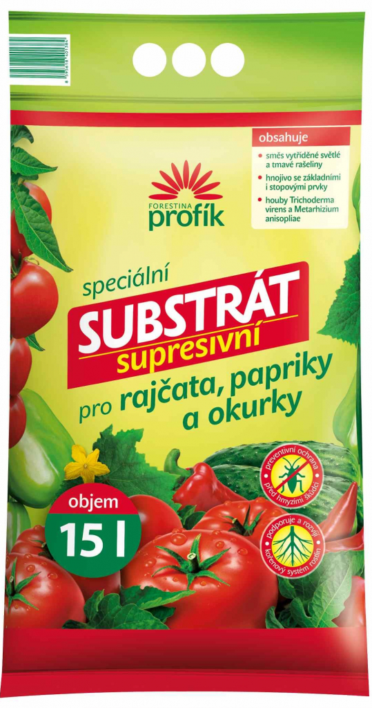 Forestina Profík Supresivní substrát pro rajčata papriky a okurky 15 l