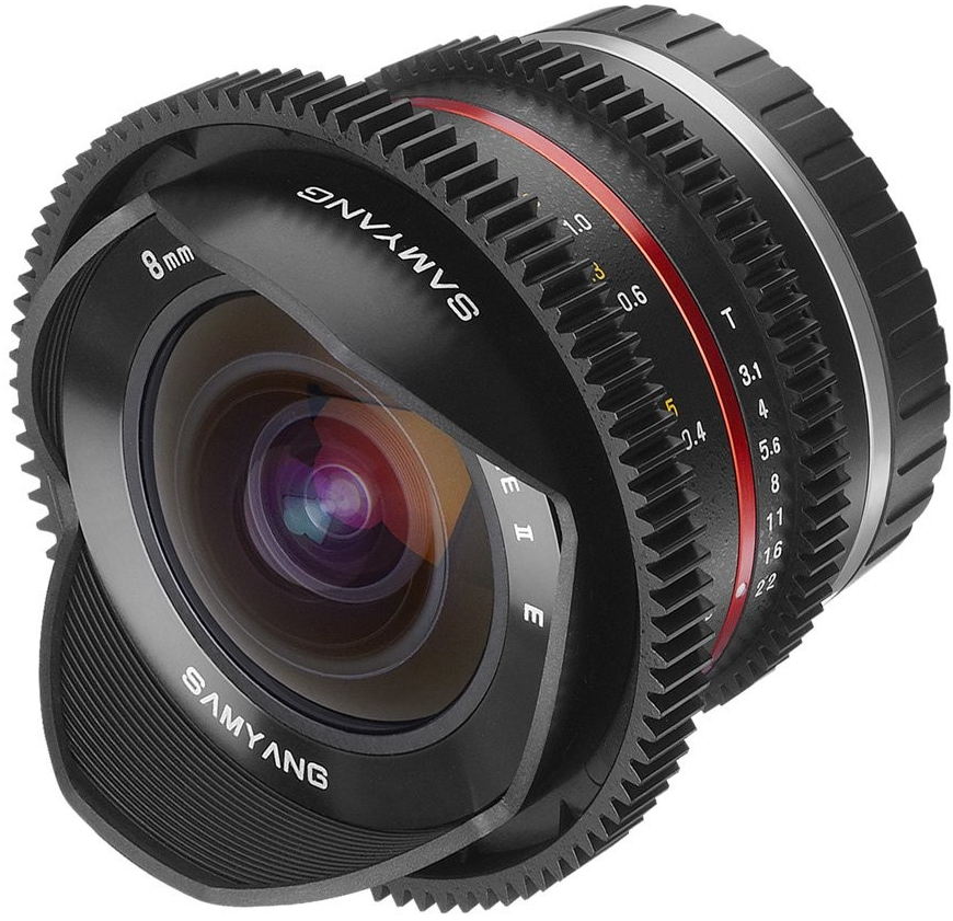 Samyang 8mm T3.1 Cine UMC Fisheye II Samsung NX