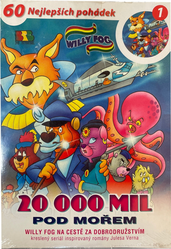 Willy Fog - 20 000 mil pod mořem kolekce 4 DVD