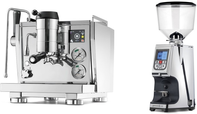 Set Rocket Espresso R NINE ONE + Eureka Atom Specialty 65