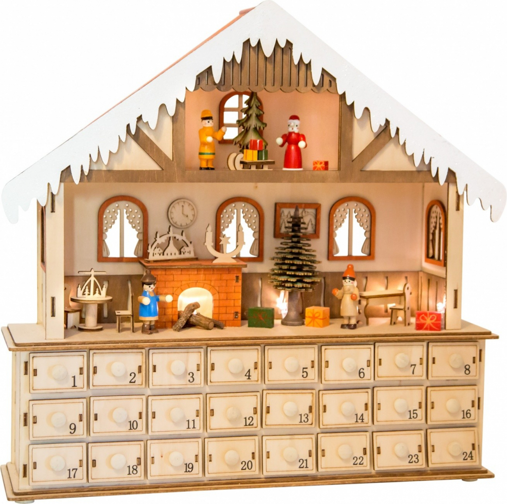 Legler Dřevěný Kouzelný vánoční dům