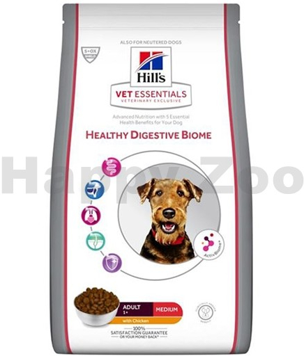 Hill’s Vet Essentials Adult Healty Digestive Biome Medium Dry 2 kg