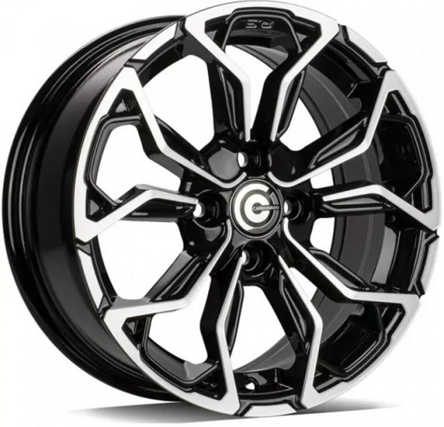 Carbonado Explode 7x17 4x100 ET37 black polished