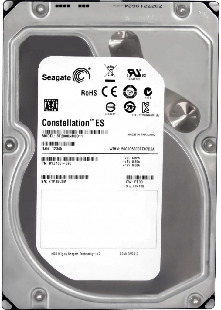 Seagate Constellation ES.2 2TB, 3,5\'\', SATA/600, 7200rpm, 64MB, ST2000NM0011