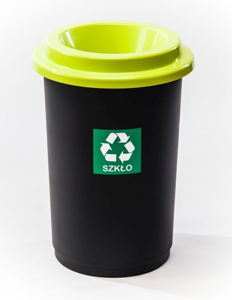 Plafor plastový ECO BIN 50 L zelené víko