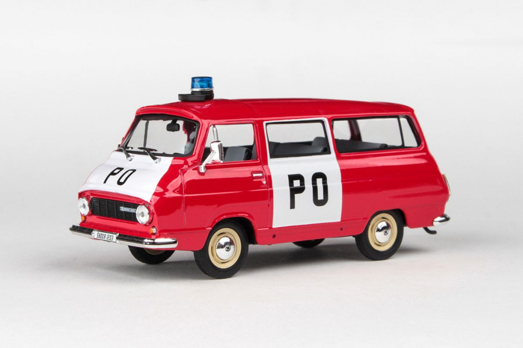 Abrex škoda 1203 1974 Požární Ochrana časopis s modelem 1:43