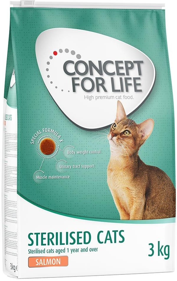 Concept for Life Sterilised Cats losos 3 kg