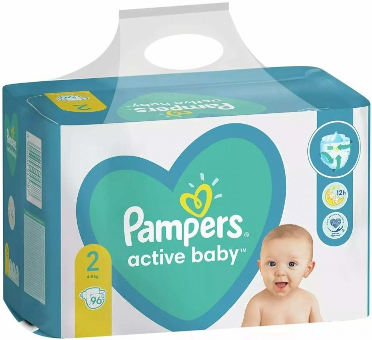 Pampers Active baby 2 192 ks