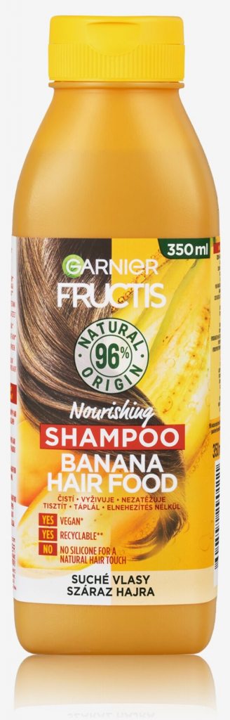 Garnier Fructis Banana Hair Food šampon pro suché vlasy 350 ml