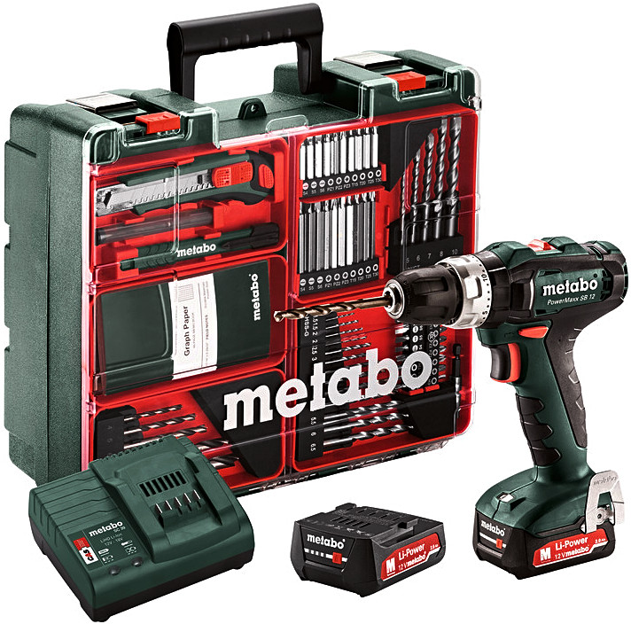 Metabo PowerMaxx SB 12 Set 601076870