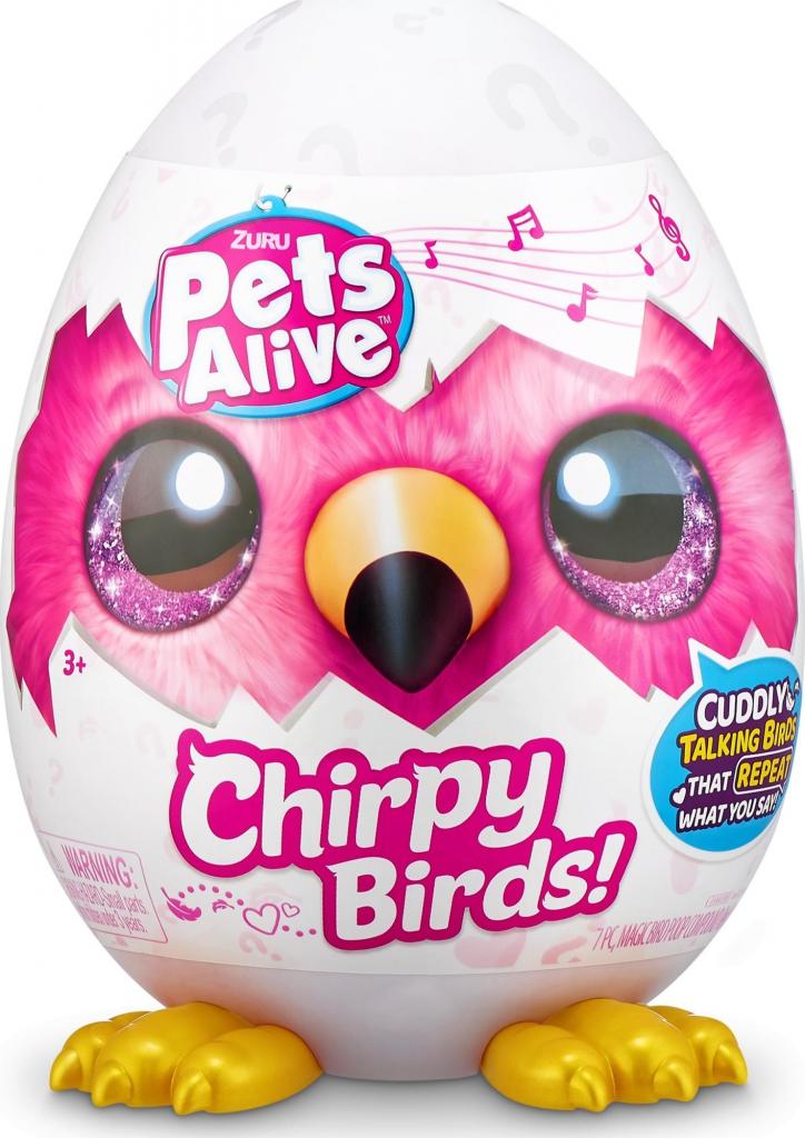 Zuru Pets Alive Můj ptáček se zvuky 1ks mix