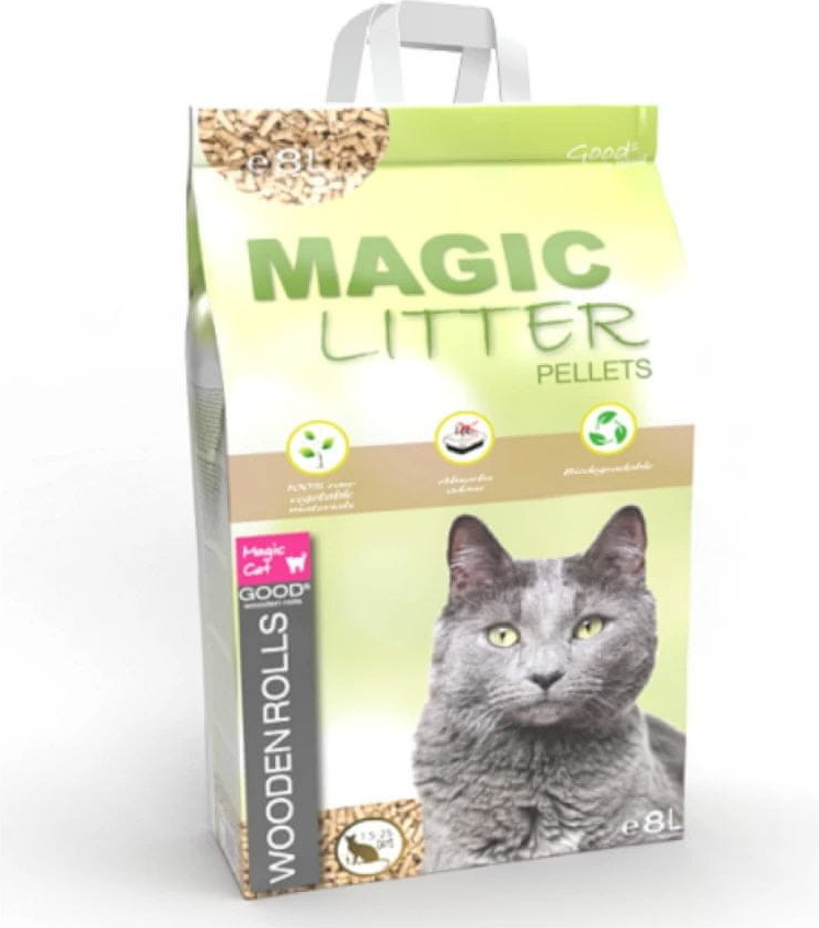 Magic Cat Magic Litter Wooden Rolls 8 l