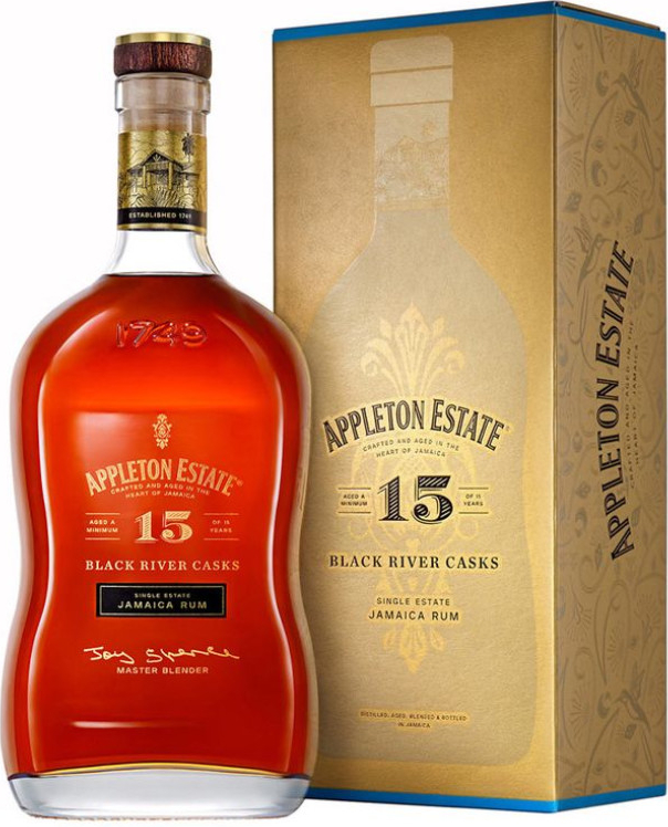 Appleton Estate Black River Casks 15y 43% 0,7 l (karton)