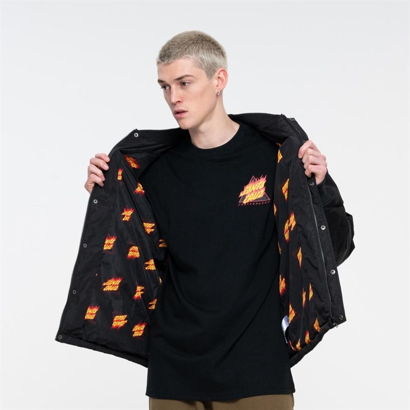 Santa Cruz Flamed Not A Dot Jacket Black