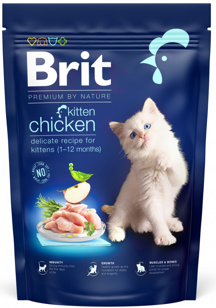Brit Premium by Nature Kitten Chicken 0,8 kg