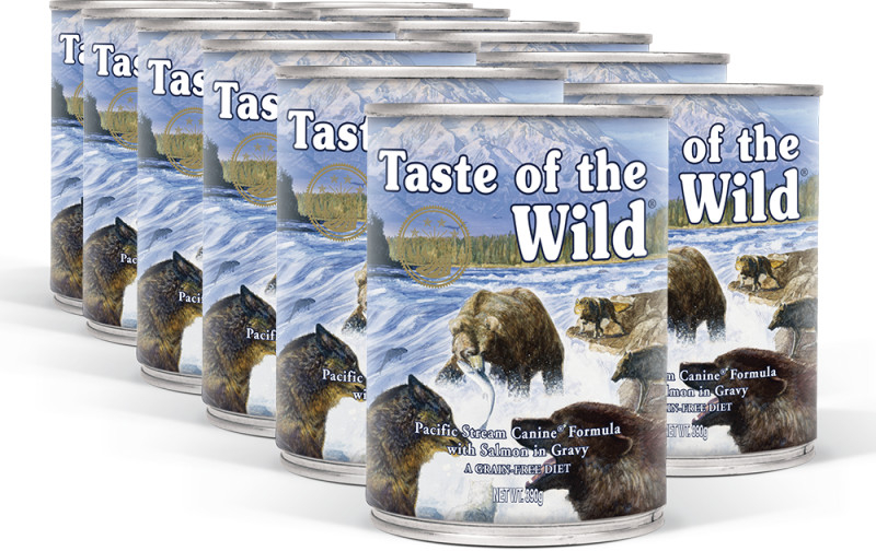 Pack Taste of the Wild Pacific Stream 12 x 390 g