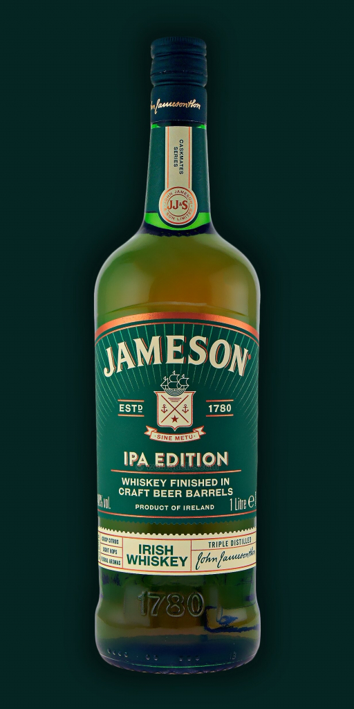 Jameson Caskmates IPA Edition 40% 1 l (holá láhev)