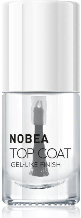 NOBEA Day-to-Day Top Coat vrchní ochranný lak na nehty s leskem 6 ml